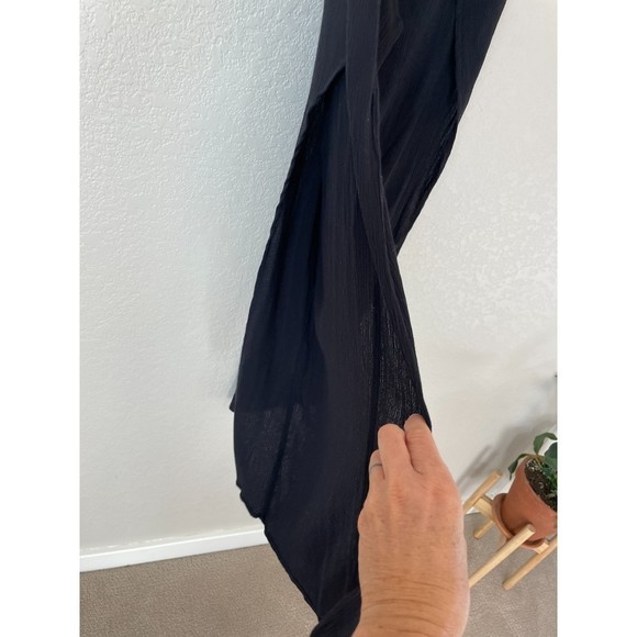 Kona Sol Black Split Leg Swim Cover Up Pants S - Picture 4 of 7